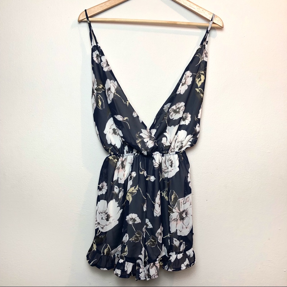 Audrey 3+1 • Floral Romper
